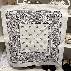 MoMA Monochrome Paisley Bandana